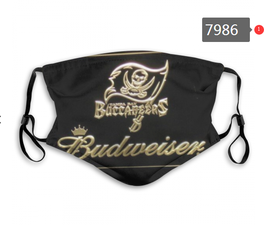 NFL 2020 Tampa Bay Buccaneers #2 Dust mask with filter->nfl dust mask->Sports Accessory
